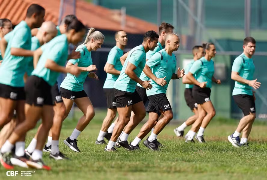O treino dos árbitros da Série A realizado pela CBF no Rio 