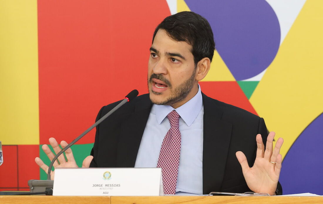 O ministro da Advocacia-Geral da União (AGU), Jorge Messias
