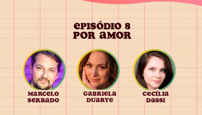 Os convidados do Novelão Marcelo Serrado, Gabriela Duarte e Cecília Dassi