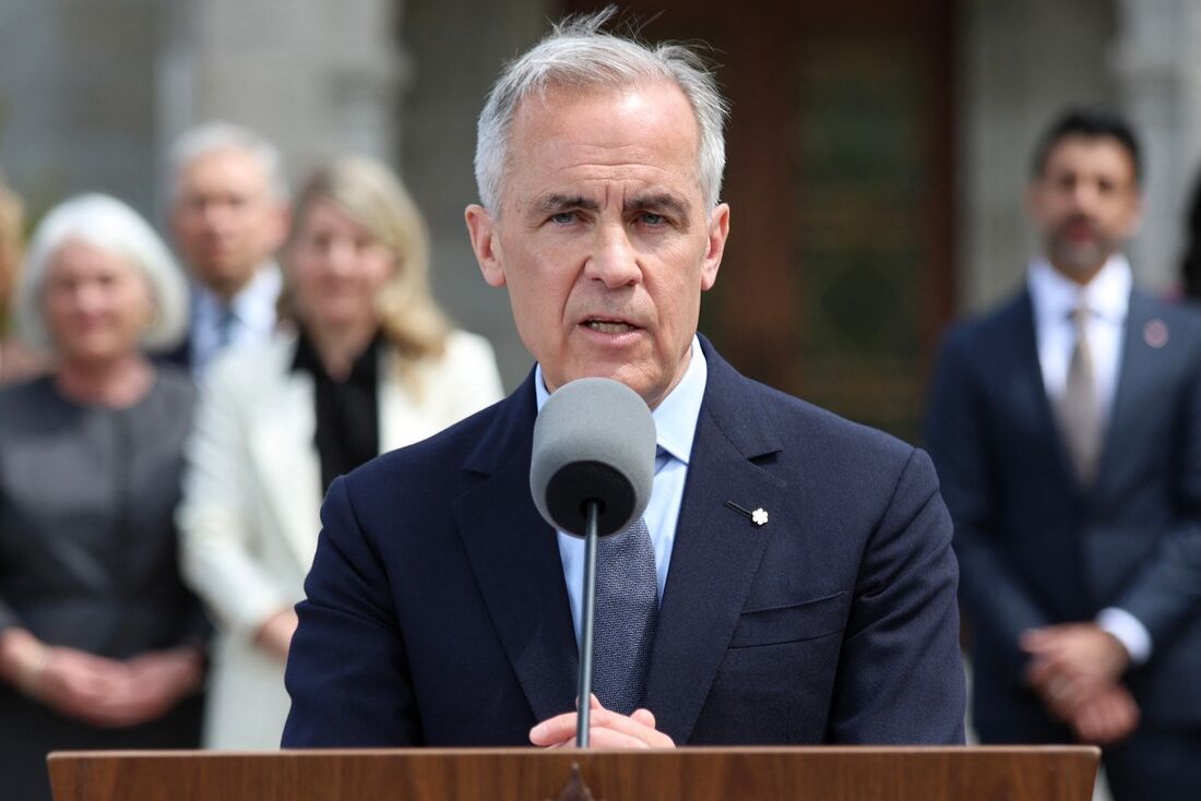 O primeiro-ministro canadense, Mark Carney