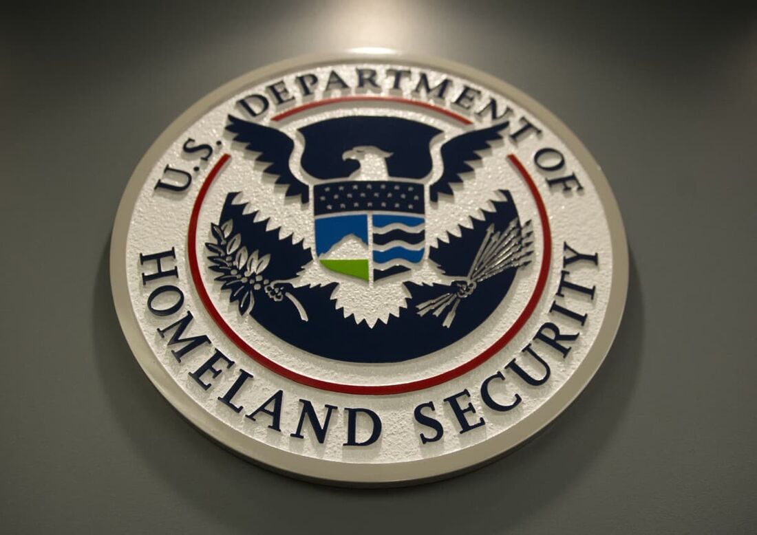 O selo do Departamento de Segurança Interna dos Estados Unidos