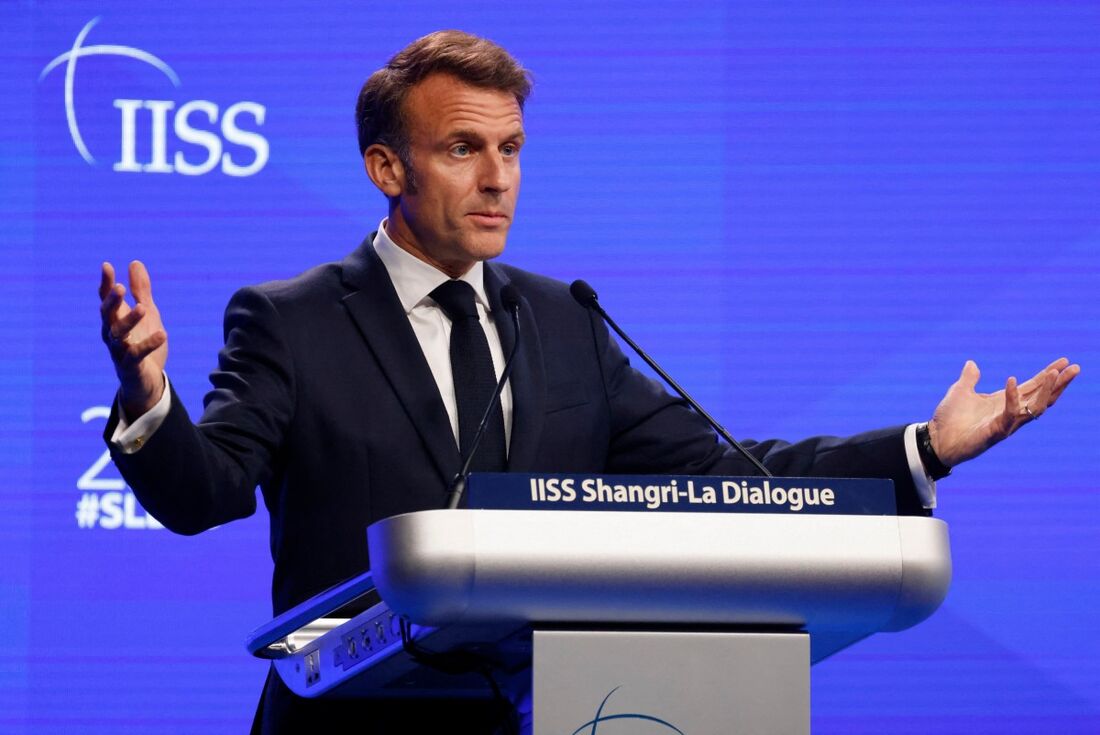 O presidente francês, Emmanuel Macron