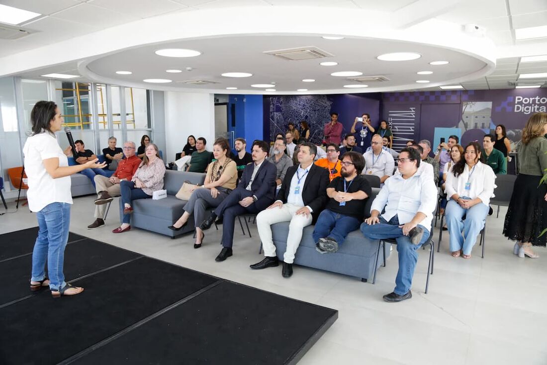 Público presente acompanhou palestra sobre transformação digital,