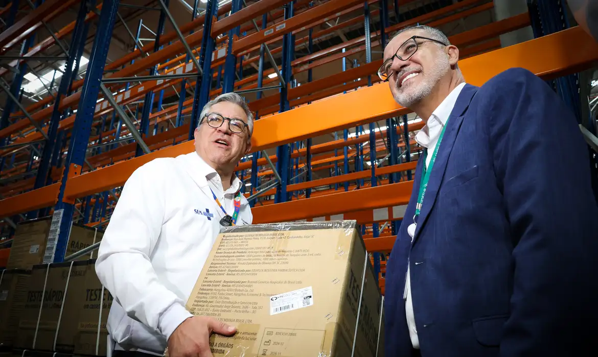 Lote foi entregue nesta quinta-feira (1&ordm;) no aeroporto de Cumbica, em Guarulhos (SP)