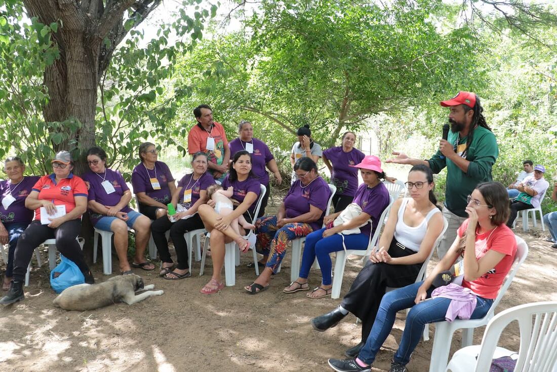 A restauração produtiva foi feita com o plantio de mudas e sementes utilizando a técnica da muvuca