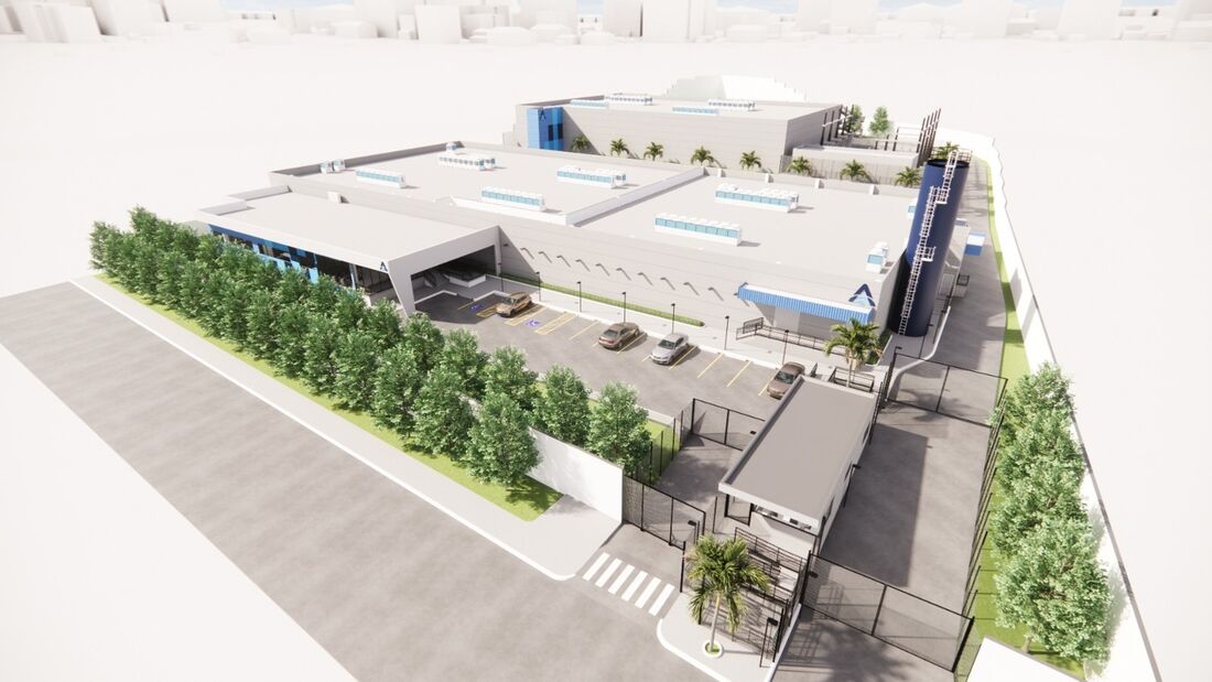 Data Center Recife1, que está em construção no Recife.