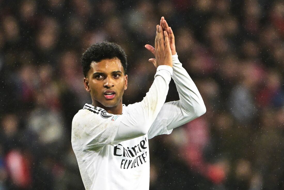 Rodrygo, atacante do Real Madrid, perdeu espaço na equipe com a chegada do técnico Xabi Alonso