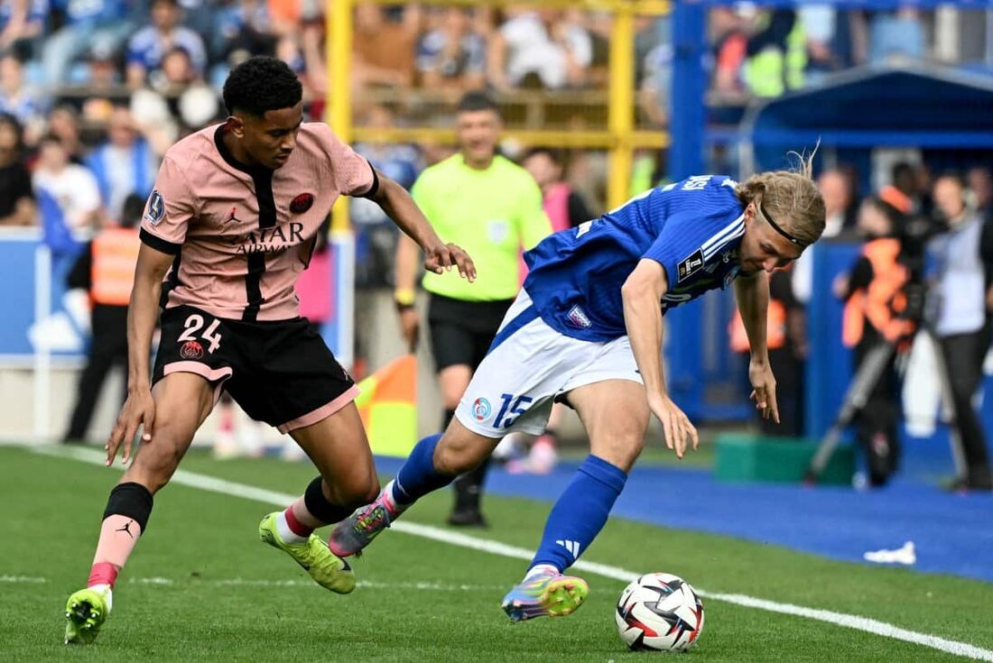 PSG perdeu a partida para o Strasbourg por 2 a 1