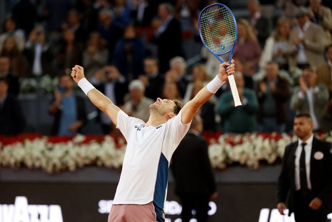 Ruud celebra o título em Madri