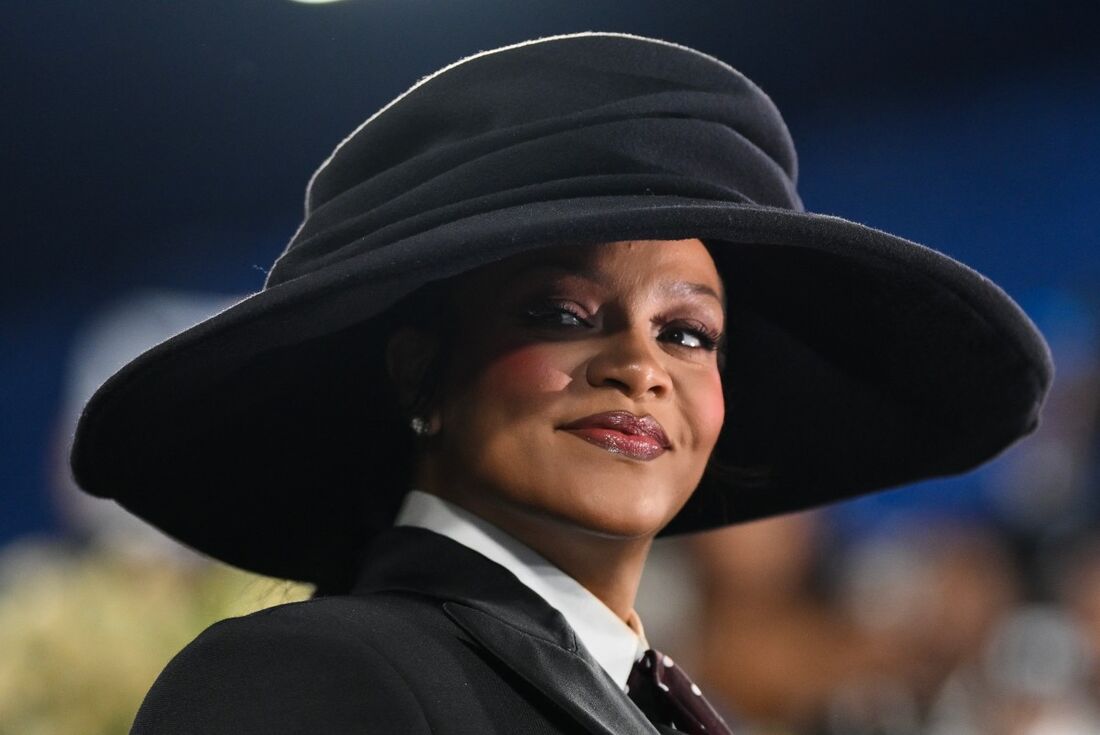 Rihanna durante o Met Gala 2025
