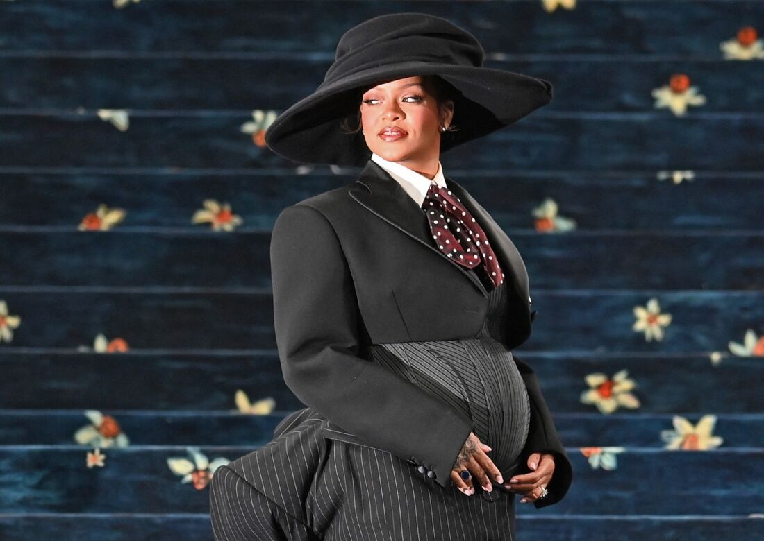 Rihanna durante o Met Gala 2025