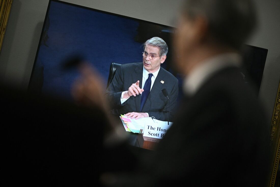 O secretário do Tesouro dos EUA, Scott Bessent