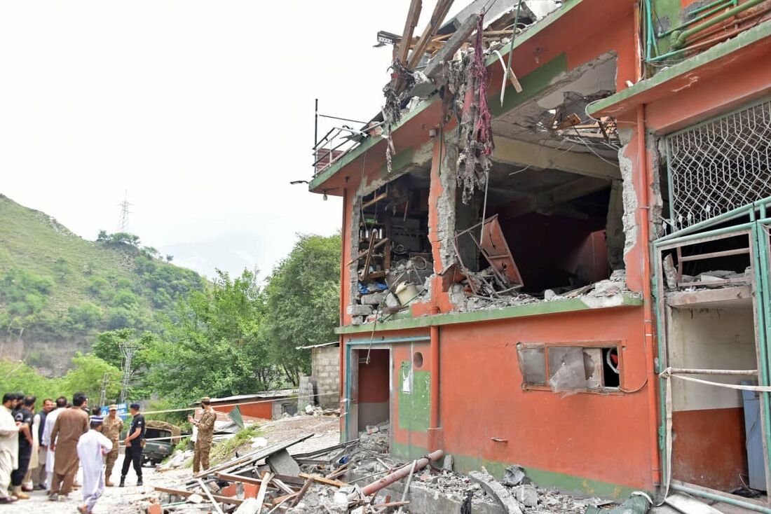 Ataques indianos em Muzaffarabad, capital da Caxemira administrada pelo Paquistão