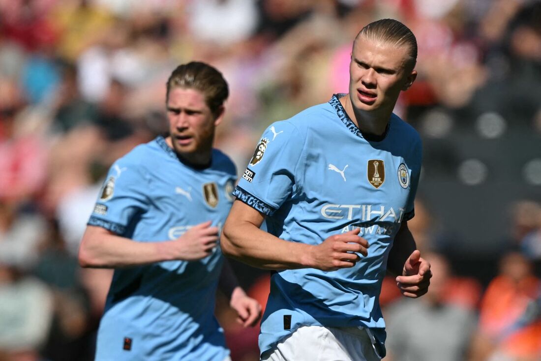 Haaland e De Bruyne ficam de fora da lista de melhores jogadores da temporada da Premier League