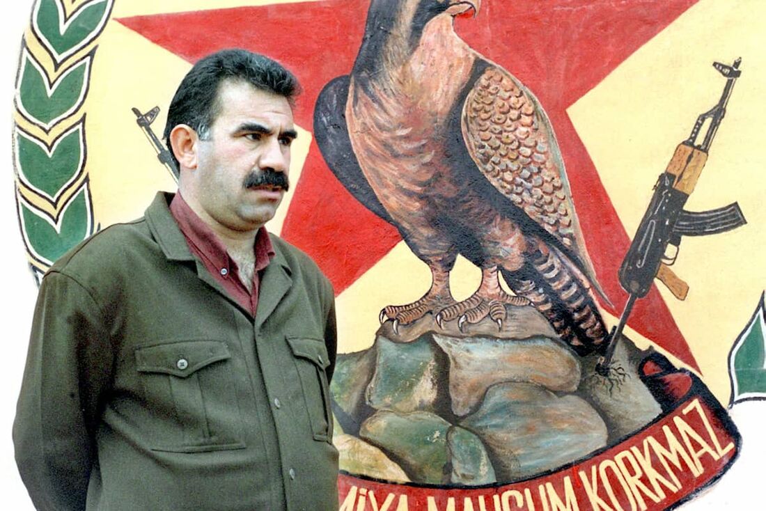 Abdullah Öcalan, líder histórico do Partido dos Trabalhadores do Curdistão (PKK)