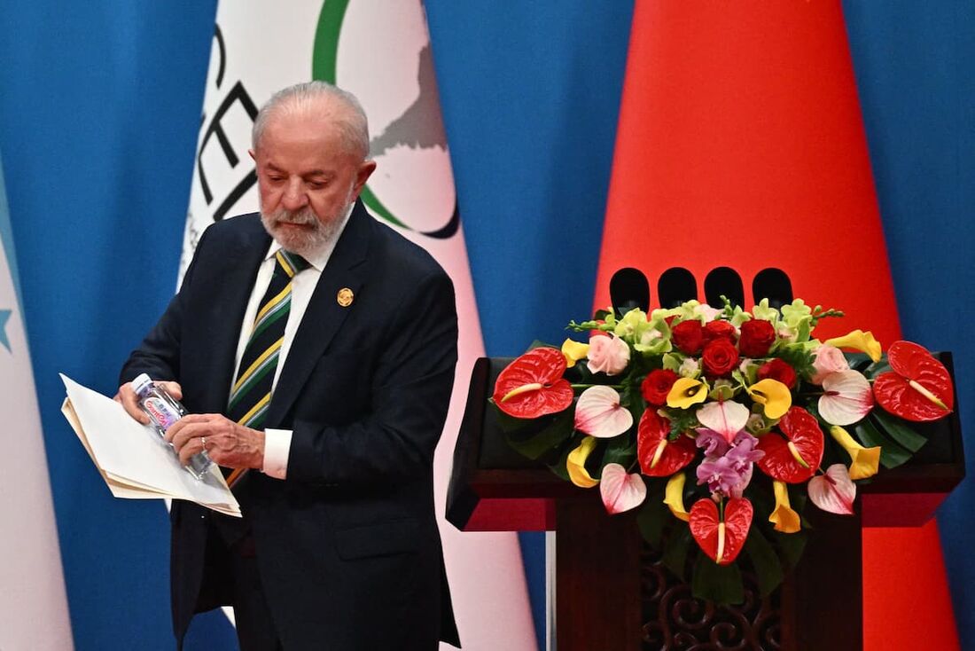 Presidente Lula durante o Fórum China-EUA