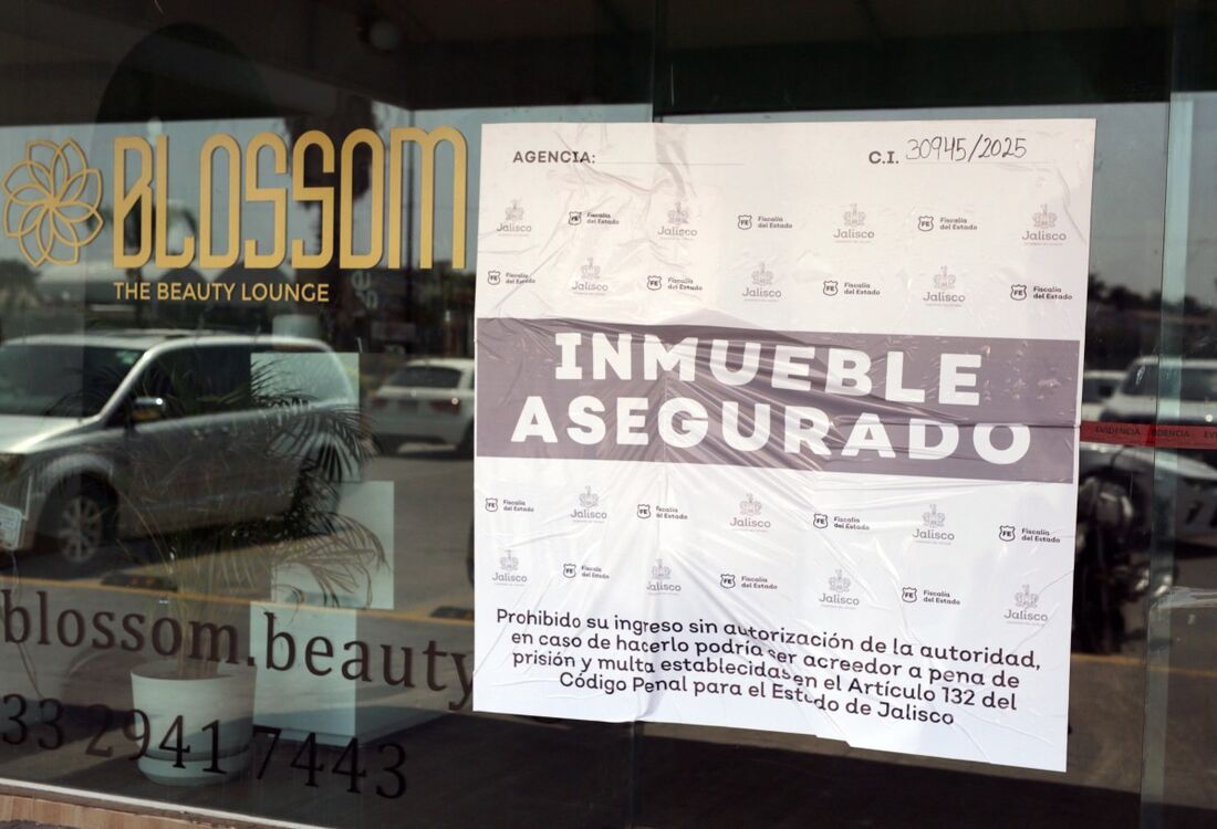 Salão de beleza onde Valeria Márquez foi assassinada, em Guadalajara, México