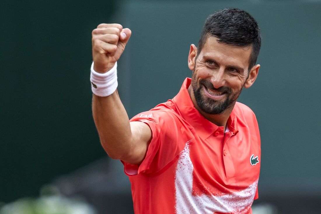 Djokovic celebra vitória
