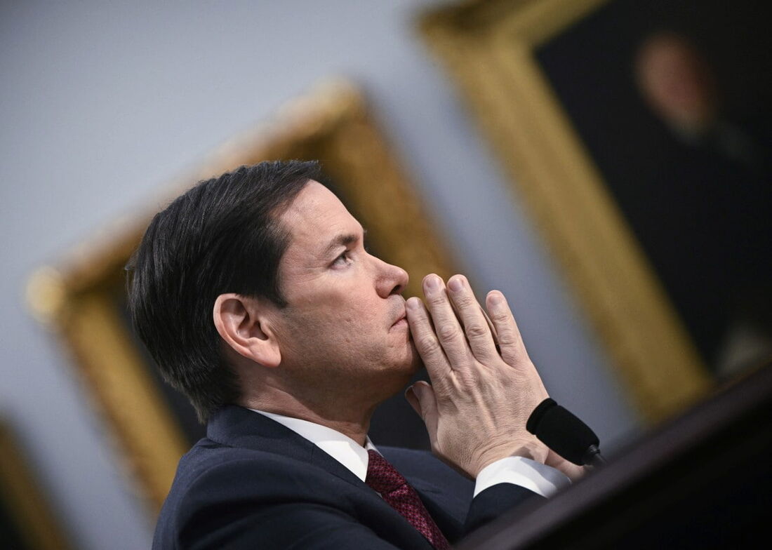 O Secretário de Estado dos EUA, Marco Rubio