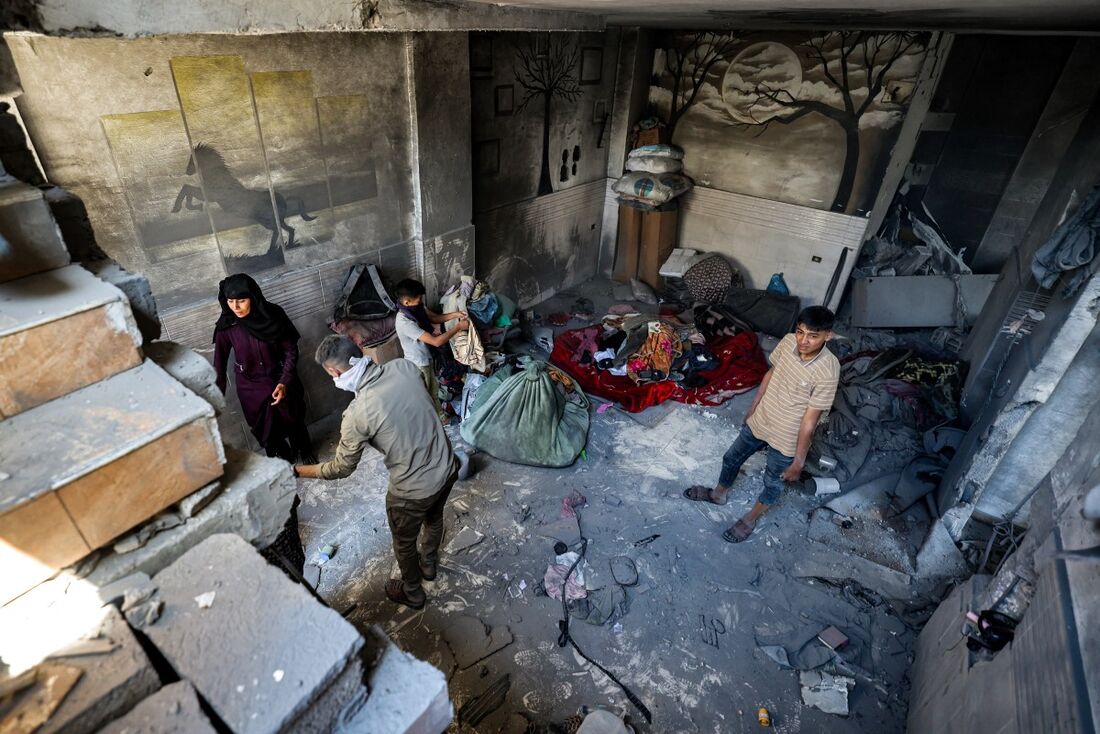 Palestinos vivem entre destroços e precisam enfrentar dias de fome por conta de ataques de Israel