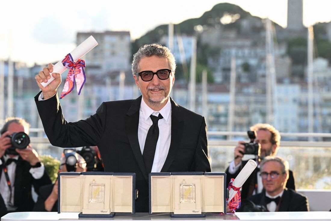 O diretor pernambucano Kleber Mendonça Filho no Festival de Cannes 2025