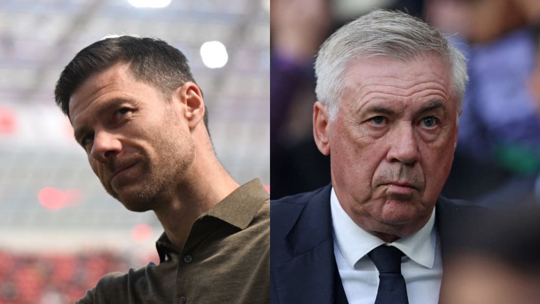 Xabi Alonso e Carlo Ancelotti