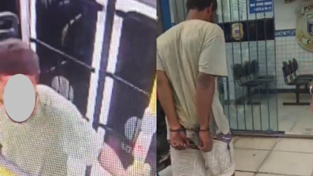Homem que esfaqueou passageiro de ônibus é preso no Recife