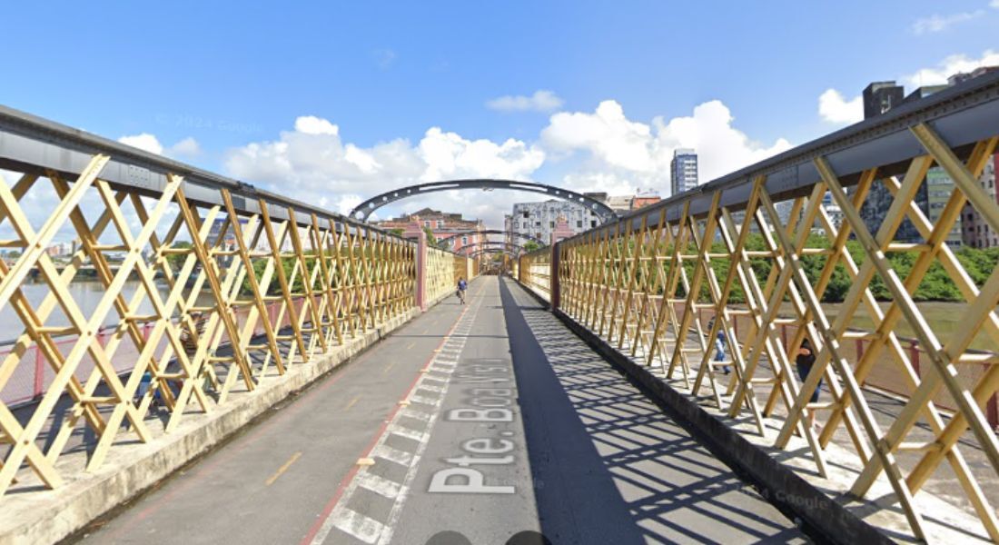 Ponte de Ferro, no Centro do Recife