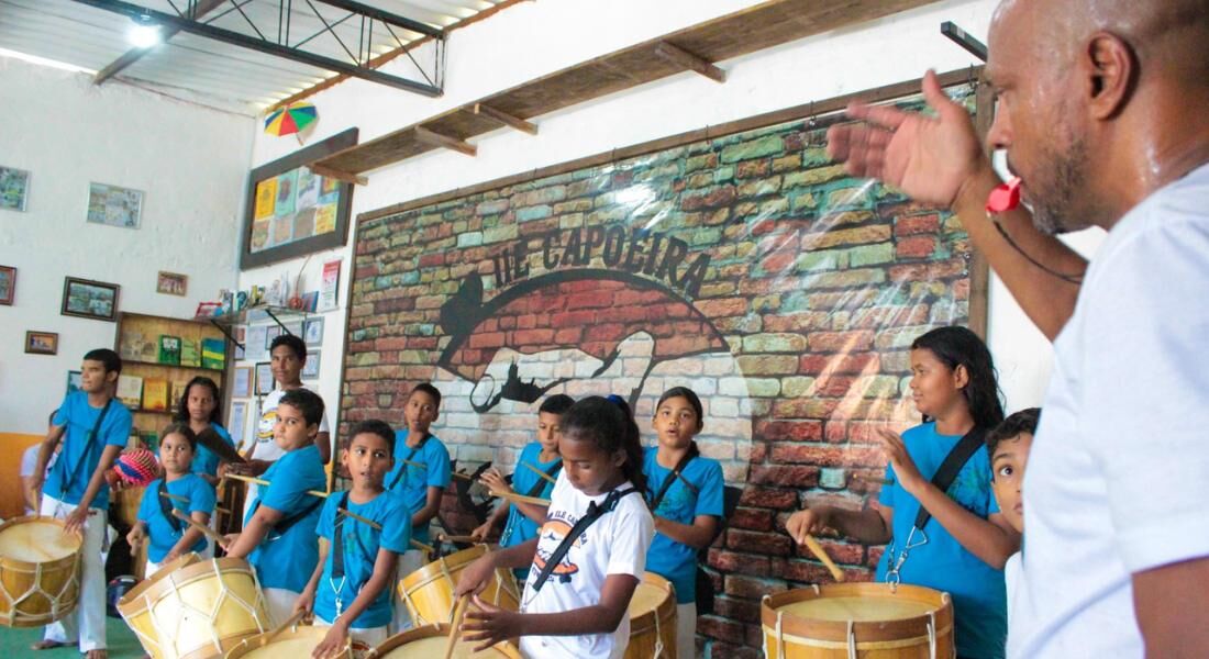 Centro Cultural Mestre Boca atende cerca de 45 crianças, adolescentes e adultos