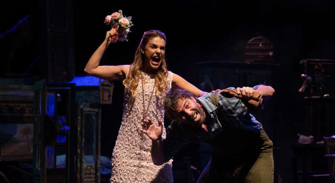 Paloma Bernardi e Marcelo Faria protagonizam "O Cravo e A Rosa - O Espetáculo"