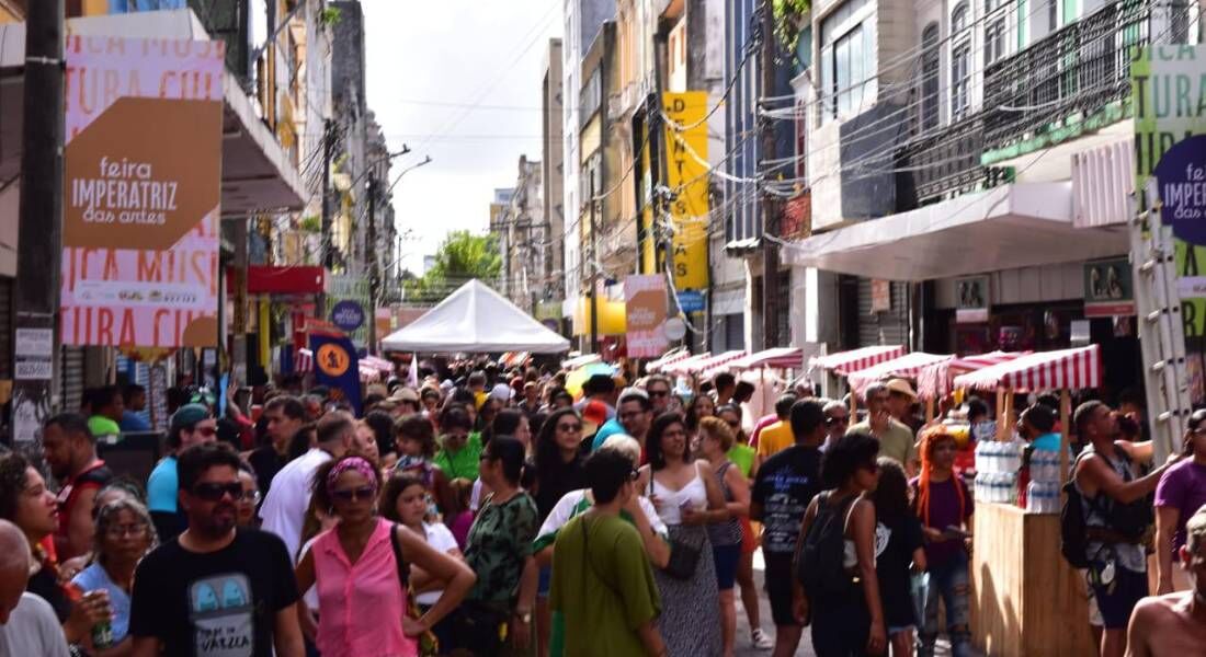 Feira Imperatriz das Artes leva cultura ao Centro do Recife