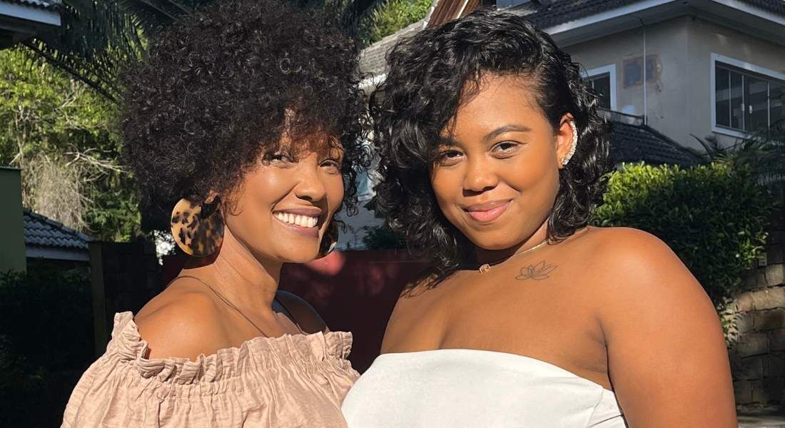 Isabel Fillardis e a sua filha Analuz