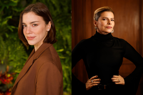 Alice Wegmann (Solange) e Débora Bloch (Odete Roitman)