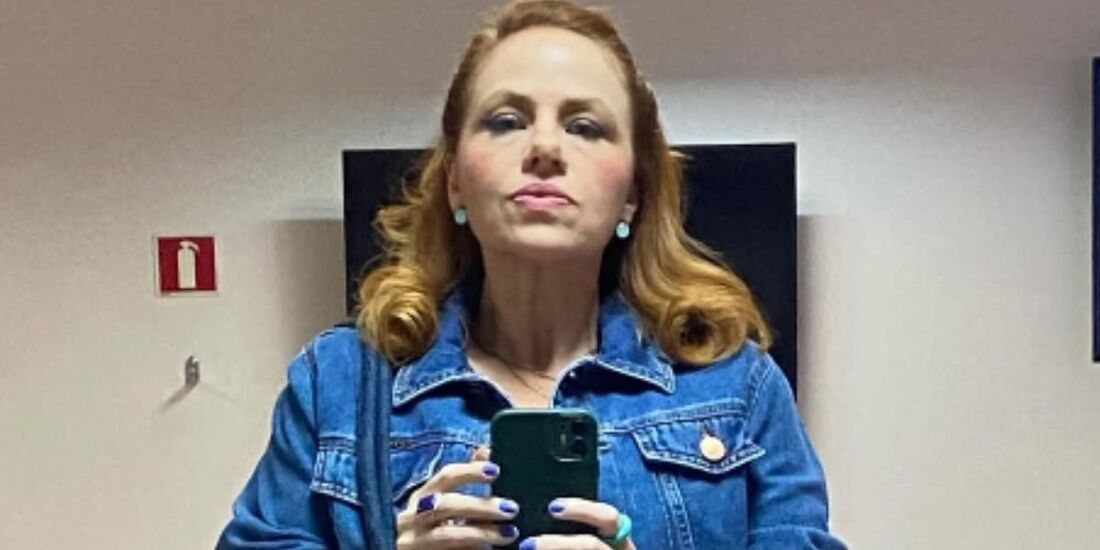 A personagem Aldeíde, interpretada por Karine Telles, vai se endividar para comprar o bebê reborn