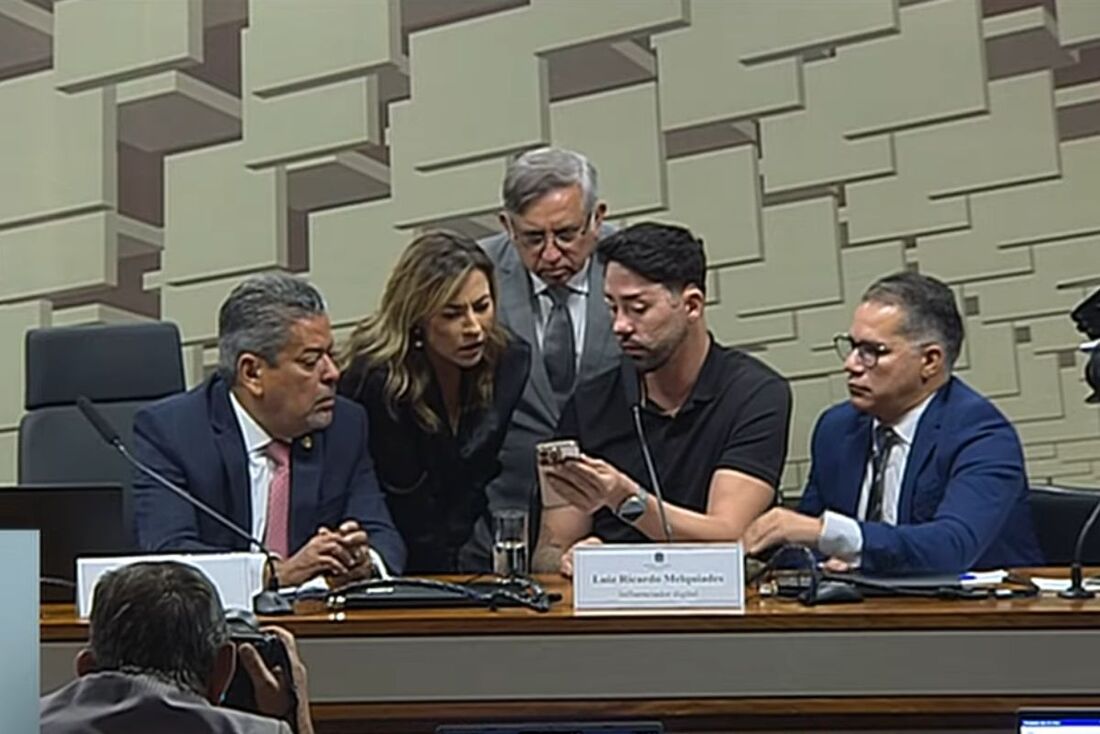 Melquíades exibiu aos senadores gastos de R$ 32 com as apostas e ganhos de R$ 88 em um período de pouco mais de dois minutos