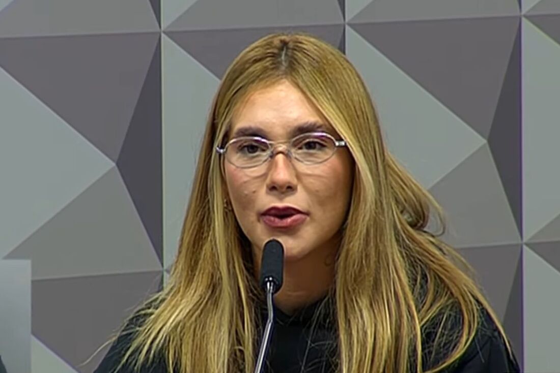  Virgínia Fonseca depondo na na CPI das Bets