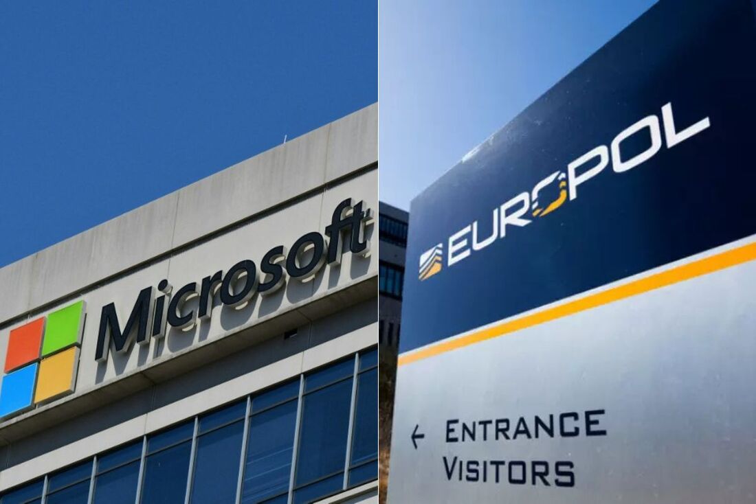 Sede da Microsoft e prédio da Europol. 