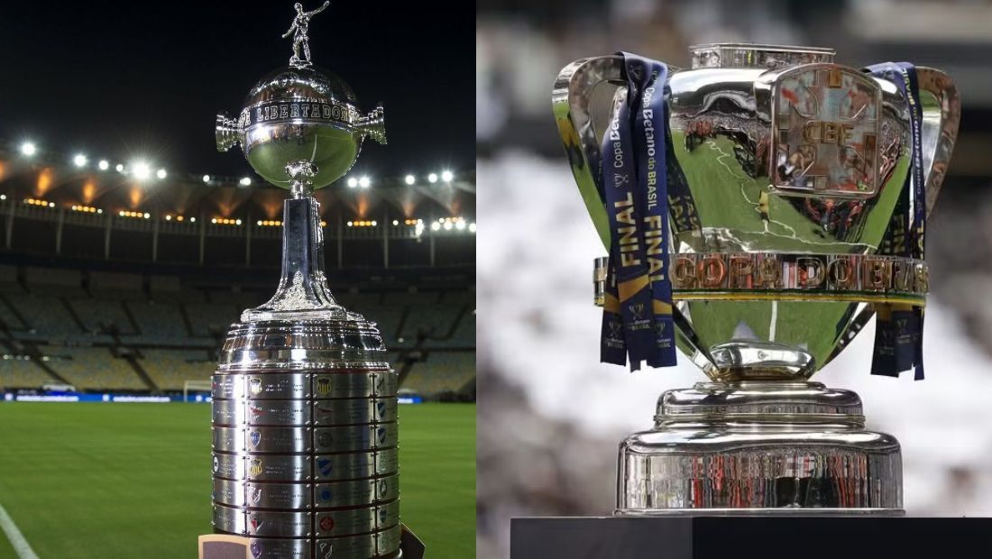 Taças da Libertadores e Copa do Brasil