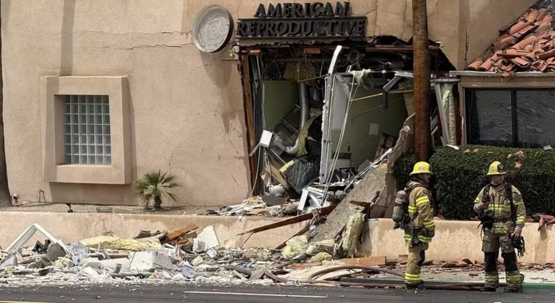 Explosão em clínica de fertilidade na Califórnia