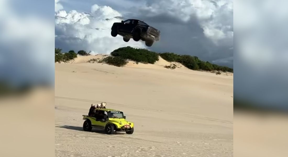 Manobra ilegal foi filmada