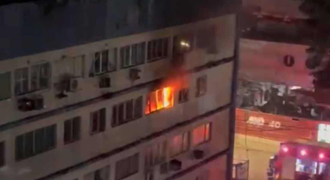Incêndio atingiu prédio na Zona Norte do Recife