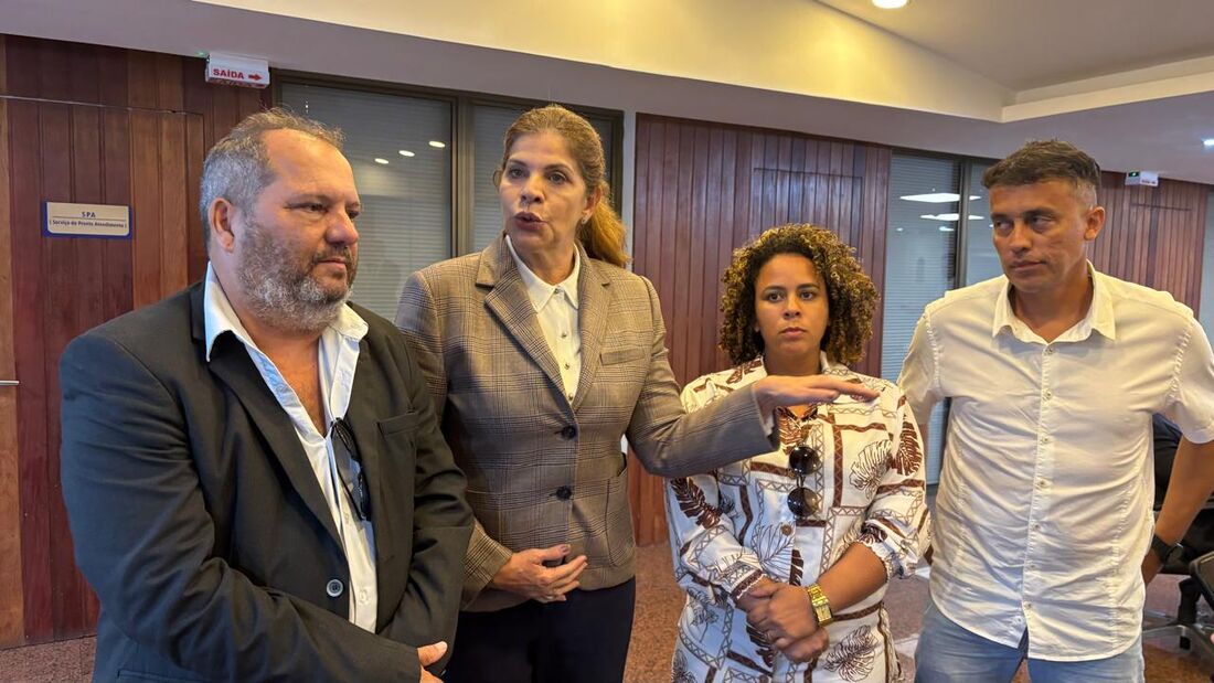 Milton Luna, Socorro Pimentel, Cassiana Borges e Daniel Alexandre de Oliveira