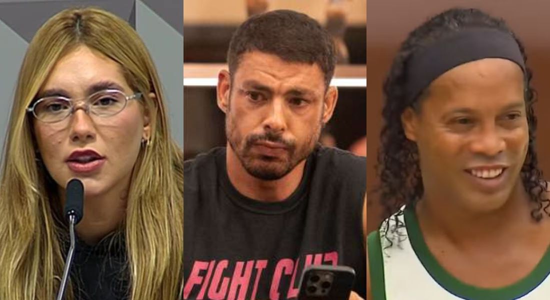 Virgínia Fonseca, Cauã Raymond e Ronaldinho Gaúcho