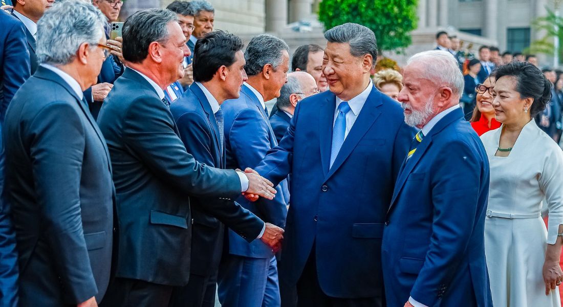 Lula com Xi Jinping, em Pequim