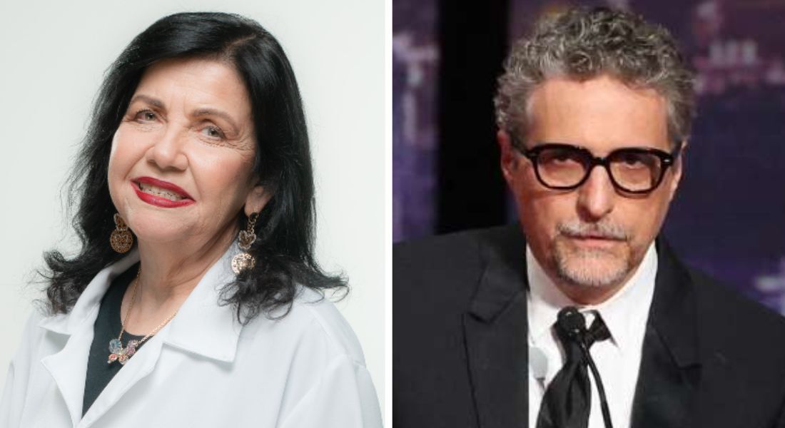 Mariangela Hungria e Kleber Mendonça Filho