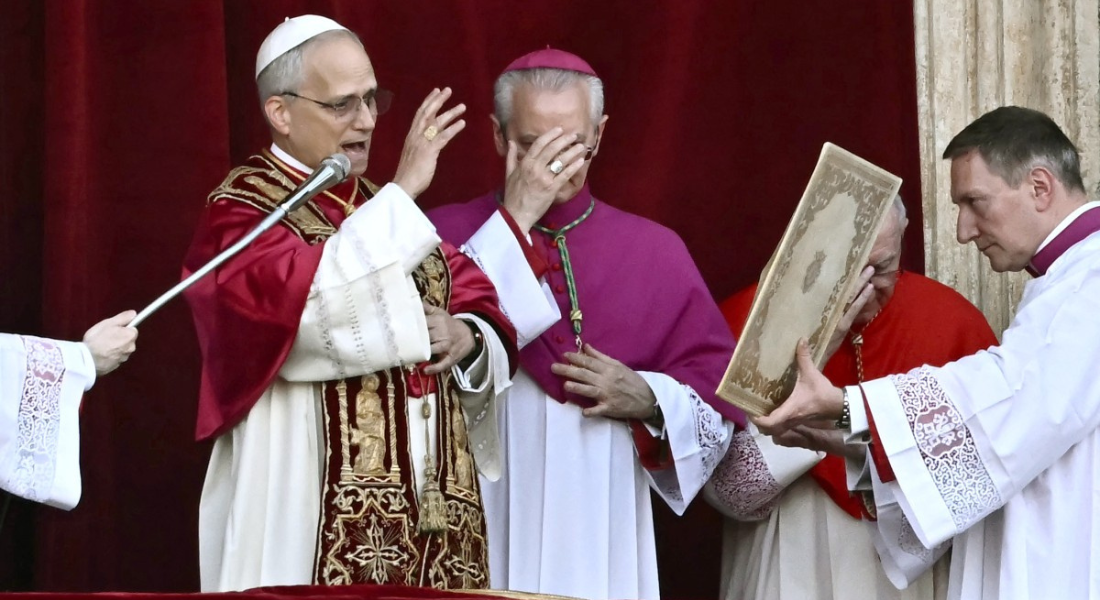 Papa Leão XIV faz sua primeira oração