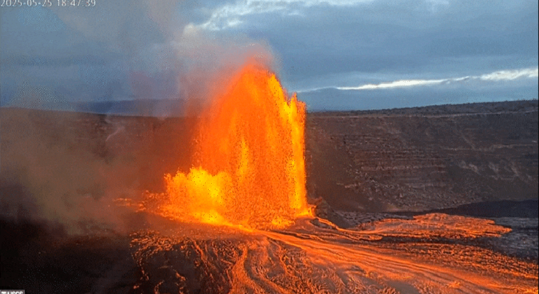 Vulcão Kilauea, no Havaí, entra em erupção com colunas de lava de até 300 metros