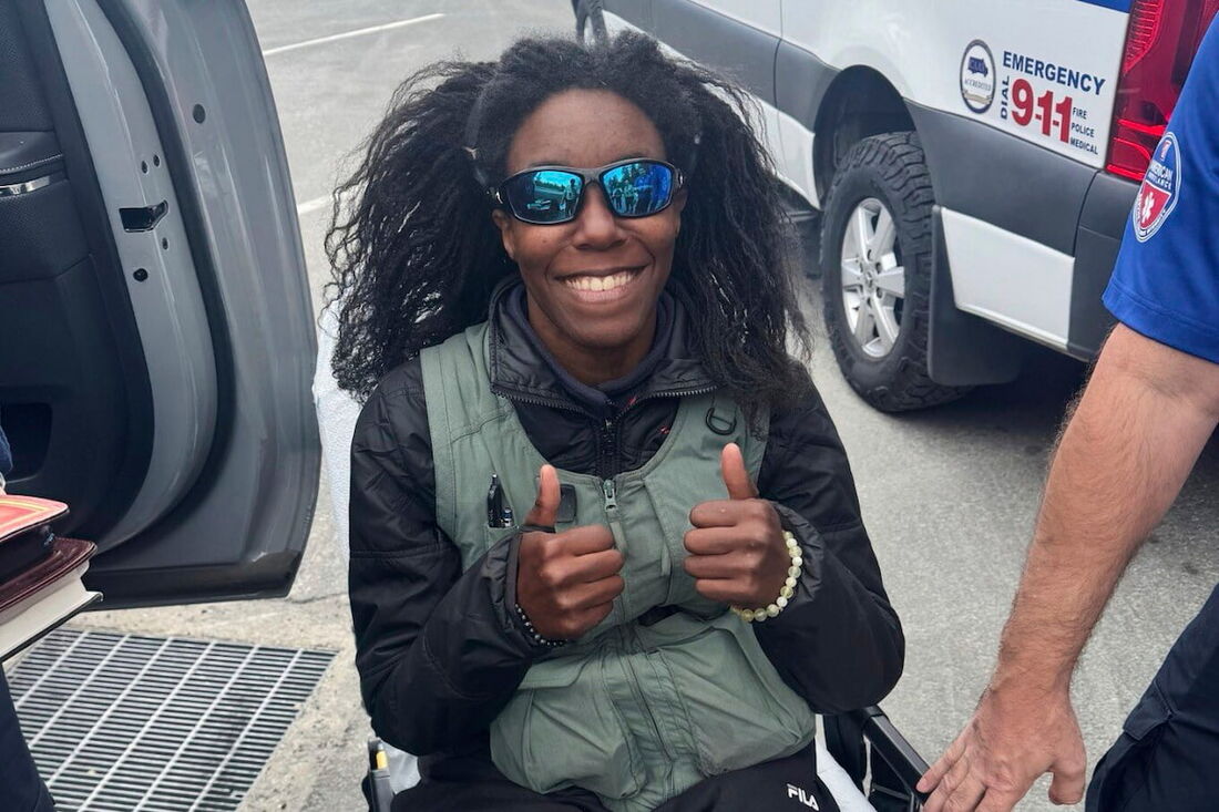 Tiffany Slaton, mulher de 27 anos que ficou desaparecida por quase três semanas em uma região selvagem remota