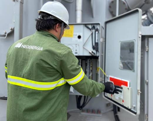 A ligação provisória pode ser realizada com aplicação do equipamento de medição