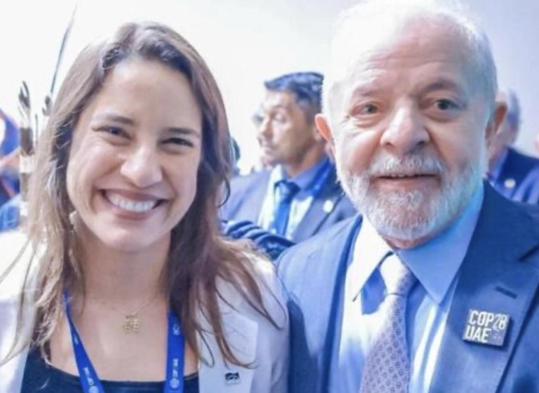 Governadora de Pernambuco, Raquel Lyra (PSD), e o presidente Lula